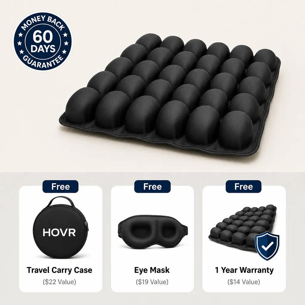 x2 Hovr Travel Cushions