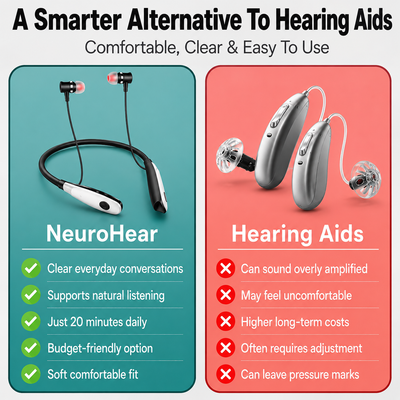 NeuroHear™ – Red Light Therapy Earbuds for Age-Related Hearing Loss