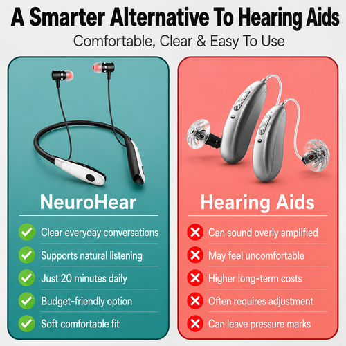 NeuroHear™ – Red Light Therapy Earbuds for Age-Related Hearing Loss