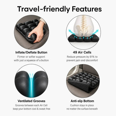 x2 Hovr Travel Cushions