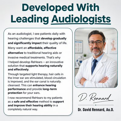 NeuroHear™ – Red Light Therapy Earbuds for Age-Related Hearing Loss