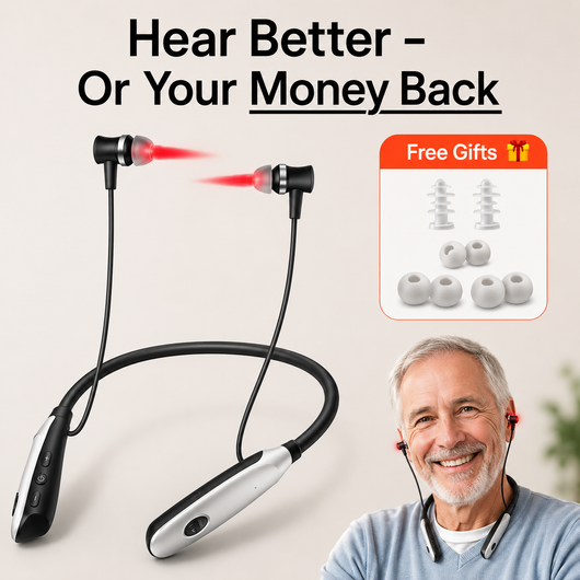 NeuroHear™ – Red Light Therapy Earbuds for Age-Related Hearing Loss